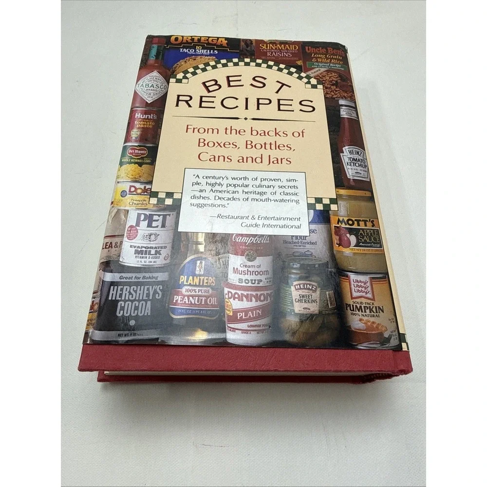 VTG 90s Ceil Dyer  Best Recipes From The Back Of Boxes Bottles Cans & Jars HC/DJ